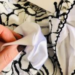 RYSE The Label Layla Halter Neck Black & White Floral Print Lace Romper, sz. S Photo 12