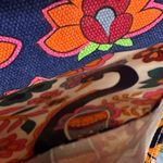 The Sak Womens Bag Floral Multicolor Waxed Coated Denim / Canvas Crossbody Bag - NEW Photo 6