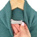 Everlane Green Wool Blend Short Sleeve Turtleneck Sz S Photo 1