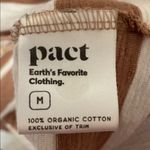 Pact  Organic Cotton Tan Stripe Twist Back Top Medium Photo 4