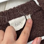 Nia Plush Cardigan full lenth long womens Brown (small) loungewear cozy comfy Photo 1