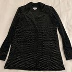 Veronica M  Velvet Black and Gold Blazer Photo 1