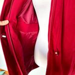 Fleet Street Fleet St. LTD Red Coat | GUC | Faux Suede Outer | Lined | Red | Warm | Long Photo 7