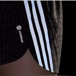 Adidas Womens Run Icons 3-Stripes Crocodile Print Running Shorts Size M 3” Photo 3