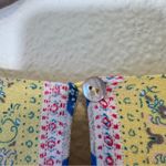 Sundance  Yellow Purple Floral Sleeveless Shift Dress Womens 14 Modest Summer Photo 6