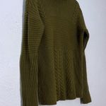 Banana Republic Todd & Duncan Scottish Cashmere Cable Knit Sweater Size XS Green Photo 3