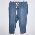 Judy Blue  High Rise Joggers Straight Fit Cargo‎ Pockets Blue Size 22W Photo 1