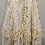 See By Chloe  Boho Fringed Crochet Beige Skirt  Photo 1