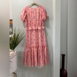 Love Shack Fancy  Pink Floral Midi Dress Photo 10