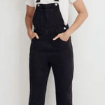 Madewell  Overalls Straight Leg in Black Stretch Denim Sz XL Photo 0