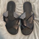 American Eagle Outfitters Black Slide Sandals Photo 0