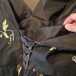 Women’s Black Dress Puffy Sleeves Flowers & Butterflies Prom Party Size 24W NWOT Photo 10