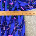 Amanda Uprichard  Geometric Purple silk dress 
Size: Small Photo 5