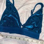 Victoria's Secret Victoria secret velvet blue bralette Photo 6