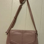 Halston Heritage A Vintage Rare Soft Pink Crossbody Leather Handbag Photo 0
