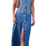 Velvet Heart DENIM DRESS Sleeveless, western maxi dress Size M Photo 3