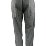 Brandy Melville Black White Gingham Checkered High Waisted Trouser Pants Size S Photo 2