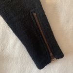 Free People womens small in the loop black cardigan oversized boho raw grunge hi Photo 8