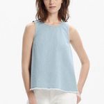 Madewell  Raw Edge Denim Tank Top Photo 0