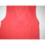 Natori New Sleeveless Maxi Night Gown Dress Embroidered Womens XS Red Orange Photo 6