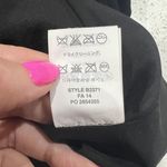 J. Crew Size S Silk Shirt Dress Sleeveless in Black Button Front Pockets B2371 Photo 9