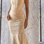 House Of CB  'Cesca' Vintage Cream Floral Maxi NWOT size M Photo 0