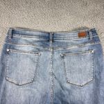 Judy Blue  Jeans Women 22W Capri Fit Distressed Ripped Frayed Hem Light Wash Photo 10