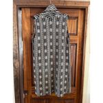 MOTH for Anthropologie felted wool blend open front duster sweater vest. M/L Black Size undefined Photo 3