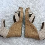 Toms Tom’s Sienna Cork Strappy Wedges Tan Nude 7.5 Photo 6