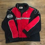 Budweiser  Vintage Car Racing Jacket Photo 0