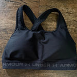 Under Armour  Black Compression Sports Bra Crossback Medium Photo 0