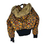 Baby Phat NWT Y2K  Fur Hood Animal Print Puffer Jacket Photo 1