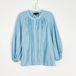 Pomander Place Carolina Blue Jett Buttondown Long Sleeve Shirt Size Medium Photo 2