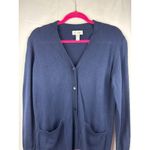 D & Co. Navy Blue Long Cardigan Sweater XS Petite Size undefined Photo 0