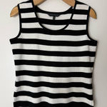 Ming Wang  black and white striped tank top. S Photo 0
