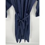 Victoria's Secret  Gold Label Navy Blue Intimates Robe Women's Size Medium M Photo 3