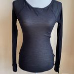 Ralph Lauren  Rugby Silk Cotton Mesh Skinny Long Sleeve Wide Neck Shirt Photo 0