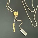 Disney LA CN Ohana Lilo & Stich Hibiscus Flower Slider Lariat Necklace 11g. Photo 10