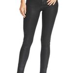 Rag and Bone High Rise Skinny Shiny Black Coated Jeans 25 Photo 0