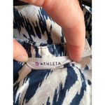 Athleta  swim kaftan tunic button‎ up blue ikat size XS Photo 3
