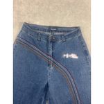 Modcloth Fervour Rainbow Wide Leg High-Rise Jeans Women' Size 12 70s inspire nwt Photo 2