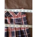 Romwe Skirt Plaid Pleated School Mini High Waist Preppy Dark Academia Sz Medium Photo 9