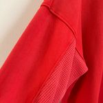 Aerie Getaway Sweatshirt Oversized Bright Red Coral Longline Comfy XL Photo 7