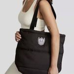 NWOT PINK Puffer Bag Black Photo 0