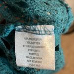 Pretty Rebellious Green Lace‎ Tank Top Cover Up No Size Tag Photo 2