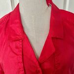 Diane Von Furstenberg  red button down vintage shirt Photo 6