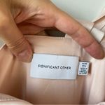 Significant Other Macy One Should Satin‎ Dress Blush 6 Pink Photo 3