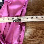 NWT Fate PINK FAUX LEATHER WRAP‎ DRESS Large Photo 4