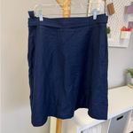 Banana Republic  Navy Blue Line. Blend Skirt Size 10 Photo 2