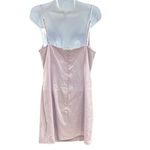 Urban Outfitters Mallory Cowl Slip Dress Rose Lilac Size L Satin Purple Photo 2